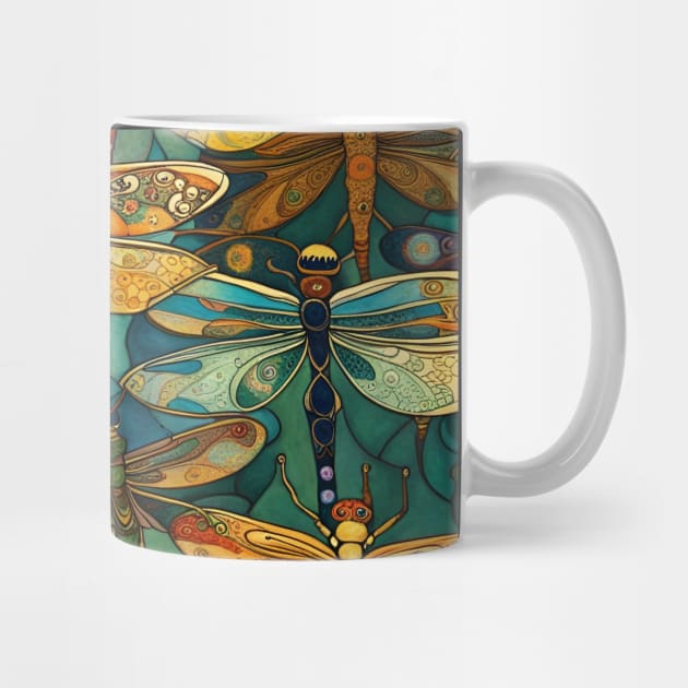 Dragonfly Party III Dragonflies by LittleBean